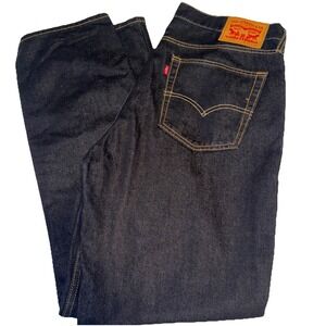 Levi's Premium  514 Straight Jeans Dark Blue Denim 5-Pocket 36x32